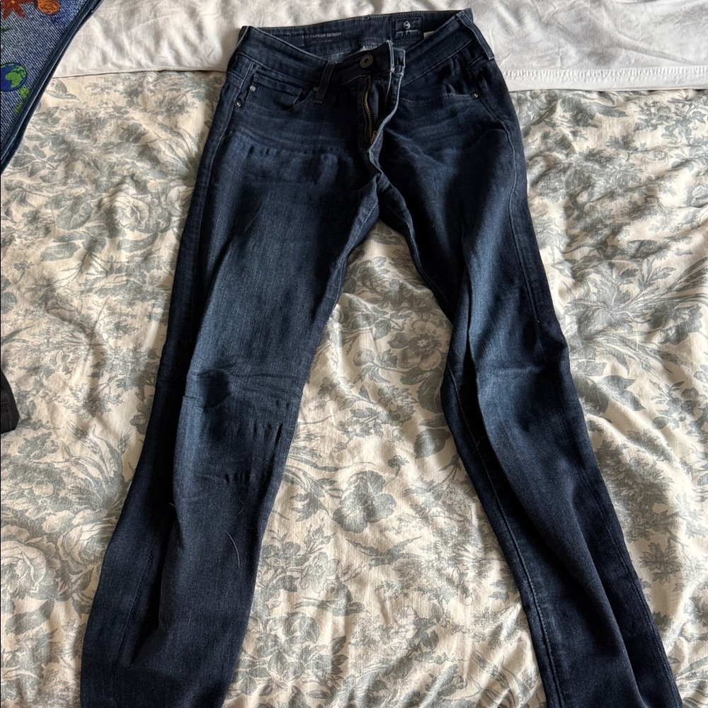 Ag Adriano Goldschmied Blue Skinny Jeans